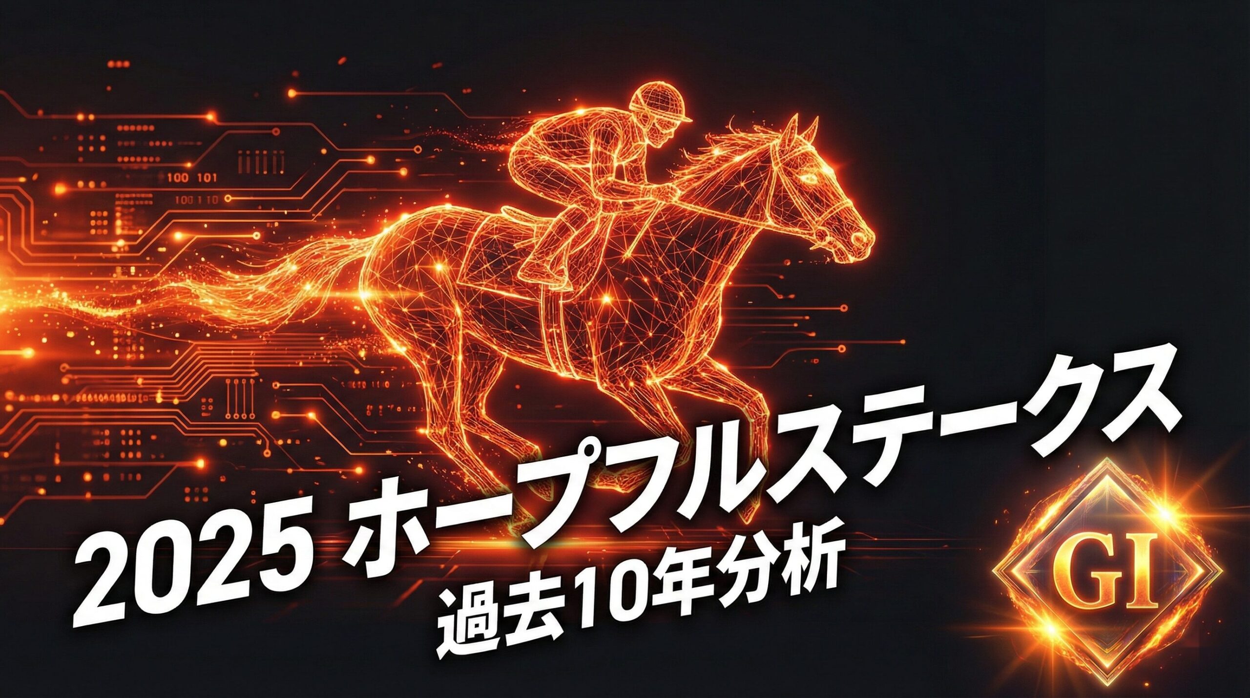2025年ホープフルステークスアイキャッチ画像：過去10年データ分析に基づくG1重賞予想